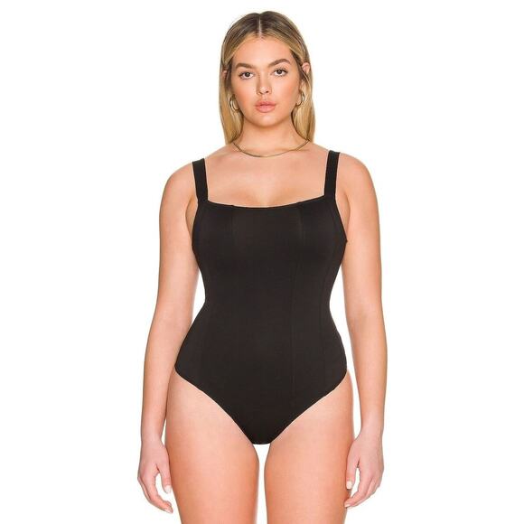 GOOD AMERICAN Scuba Contour Seamed Bodysuit - Picture 1 of 4